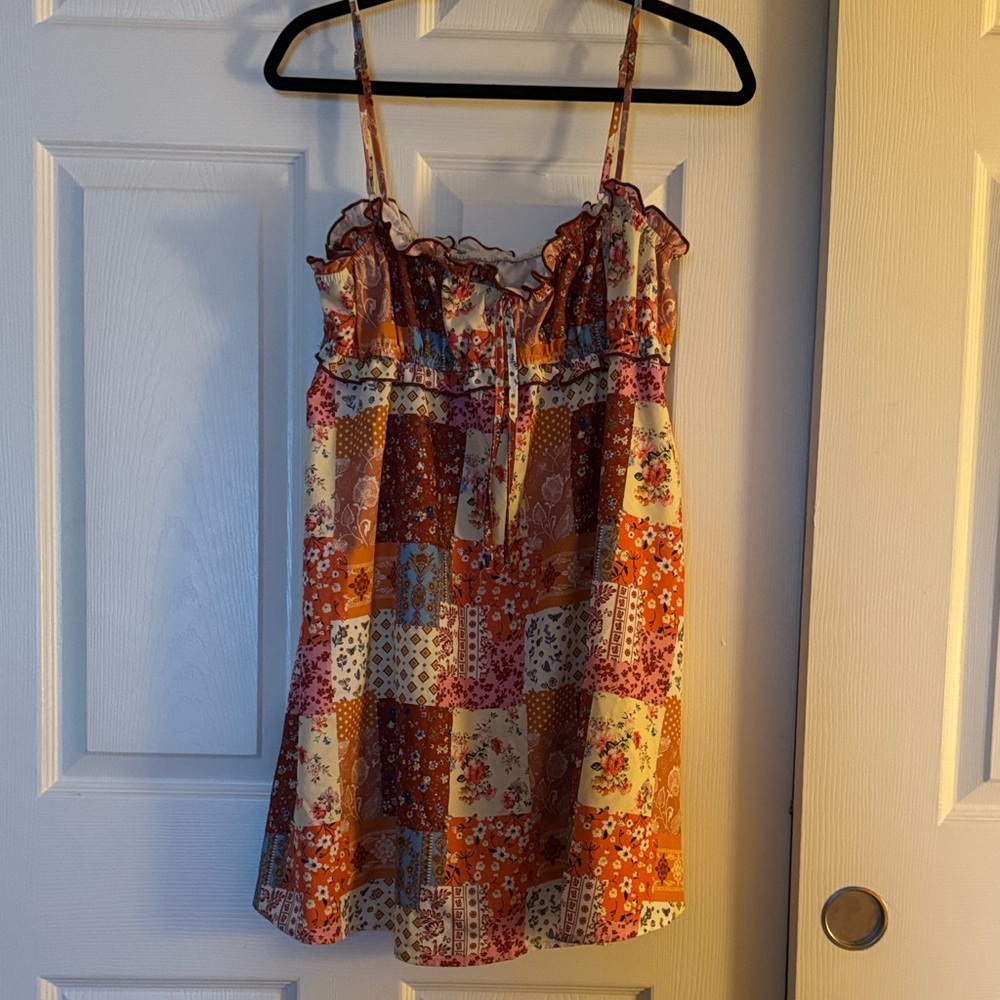 Patchwork Floral Sundress